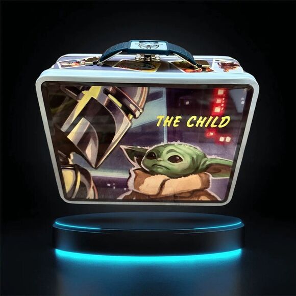 Star Wars Tin Box Mandalorian The Child Baby Yoda - Picture 1 of 12
